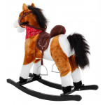Hojdací koník Pony 74 cm - svetlo-hnedý